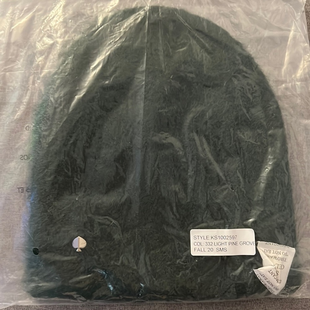 NWT Kate Spade Light Pine Grove Eyelash Beanie Fall 20 OS KS1002597 Hat